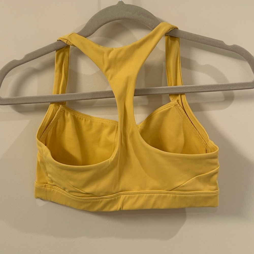 Yellow Alphalete Sports Bra and Shorts Set - Picture 7 of 7